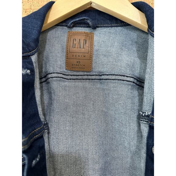 Gap Women’s Size XS Medium Wash Denim Jacket - Picture 4 of 7